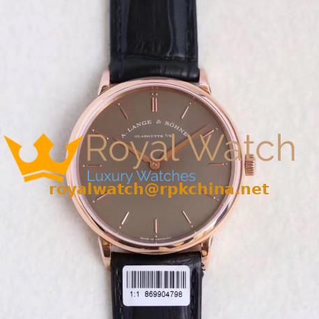 Replica A. Lange & Sohne Saxonia Thin 211.032 V6 Rose Gold Grey Dial M9015
