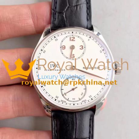 Replica IWC Portugieser Regulateur IW544401 ZF Stainless Steel White & Gold Dial Swiss IWC 98245