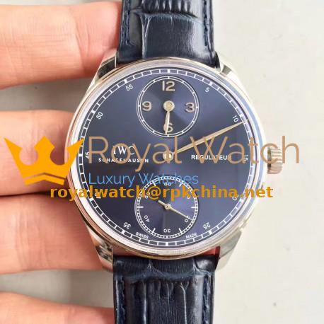 Replica IWC Portugieser Regulateur IW544401 ZF Stainless Steel Blue Dial Swiss IWC 98245