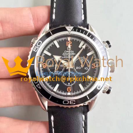 Replica Omega Seamaster Planet Ocean 600 M Co-Axial Chronograph 2210.51.00 N Stainless Steel Black Dial Swiss ETA 7750