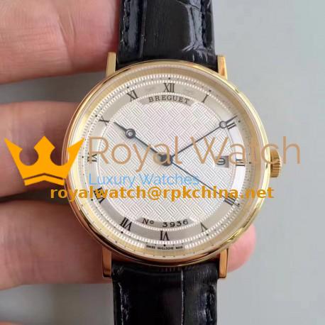 Replica Breguet Classique 5177 FK Yellow Gold Silver Dial Swiss Caliber 777Q