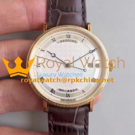 Replica Breguet Classique 5177 FK Yellow Gold Silver Dial Swiss Caliber 777Q