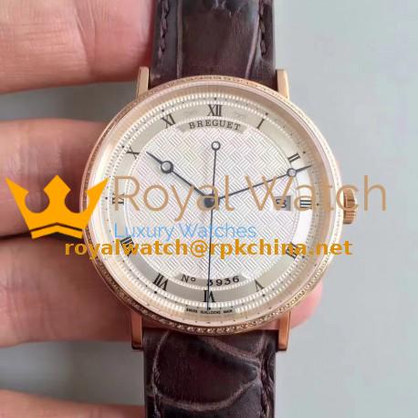Replica Breguet Classique 5177 FK Rose Gold Silver Dial Swiss Caliber 777Q