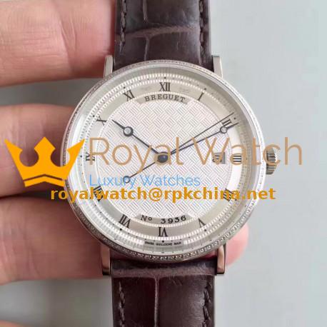 Replica Breguet Classique 5177 FK Stainless Steel Silver Dial Swiss Caliber 777Q