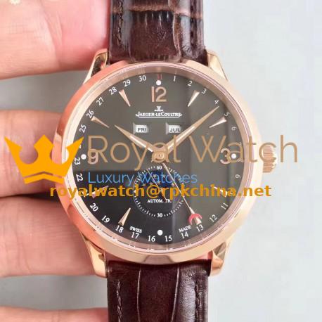 Replica Jaeger-LeCoultre Master Calendar 1552520 BF Rose Gold Black Dial Swiss Caliber 866/1