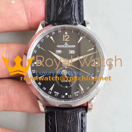 Replica Jaeger-LeCoultre Master Calendar 1558420 BF Stainless Steel Black Dial Swiss Caliber 866/1