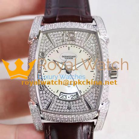 Replica Parmigiani Fleurier Kalpa Grande PFC124.0000300 AF Stainless Steel & Diamonds Diamond Dial Swiss PF331