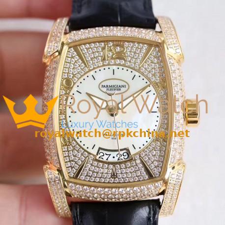Replica Parmigiani Fleurier Kalpa Grande PF011968.01 AF Yellow Gold & Diamonds Diamond Dial Swiss PF331