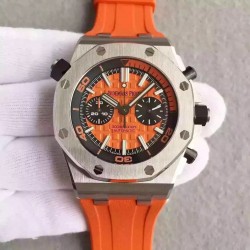 Royal Oak Offshore Diver Chrono 26703ST.OO.A070CA.01 JF SS Orange Dial Swiss 3124