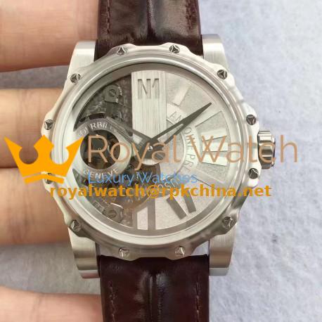 Replica Antoine Preziuso Monumental Tourbillon CY Stainless Steel Silver Skeleton Dial Swiss Caliber APG1928