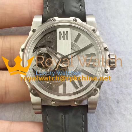 Replica Antoine Preziuso Monumental Tourbillon CY Stainless Steel Silver Skeleton Dial Swiss Caliber APG1928