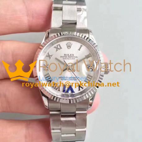 Replica Rolex Datejust 31 178240 31MM JF Stainless Steel Silver Dial Swiss 2836-2