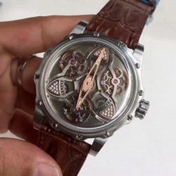 Tourbillon of Tourbillons LEF SS Silver Skeleton Dial Swiss Caliber AFP-TTR-3X
