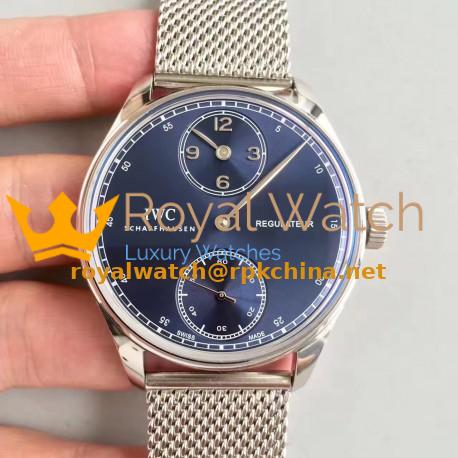 Replica IWC Portugieser Regulateur IW544401 YL Stainless Steel Blue Dial Swiss IWC 98245