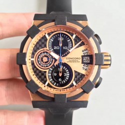 C1 Chrono 0320012 Noob Factory RG & Black Rubber RG Dial Swiss 7750