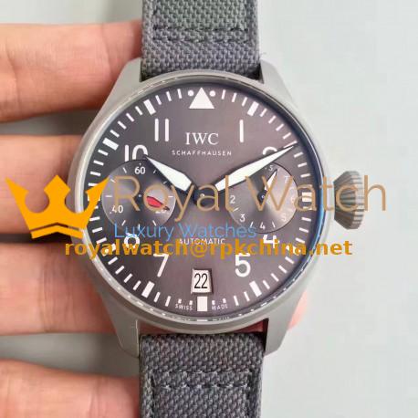 Replica IWC Big Pilot Patrouille Suisse IW500910 ZF Stainless Steel Blasted Anthracite Dial Swiss 51011