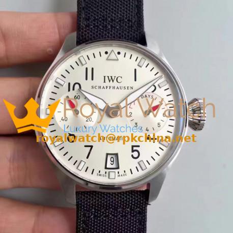 Replica IWC Big Pilot Deutschen Fussball Bund IW500432 ZF Stainless Steel Silver Dial Swiss 51011