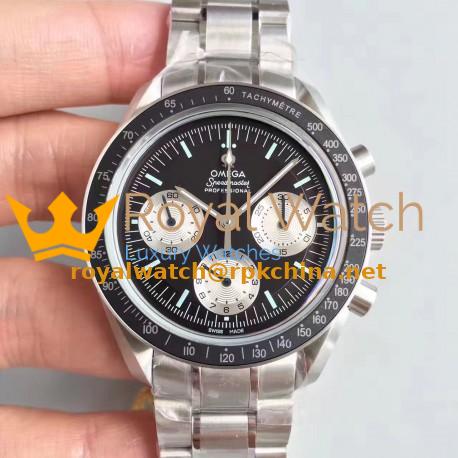Replica Omega Speedmaster Moonwatch Speedy Tuesday 1978 311.32.42.30.01.001 JH Stainless Steel Black Dial Swiss 1861