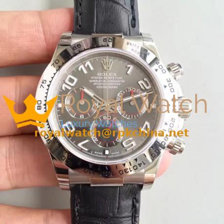 Replica Rolex Daytona Cosmograph 116509 JH Stainless Steel Anthracite Dial Swiss 4130 Run 6@SEC